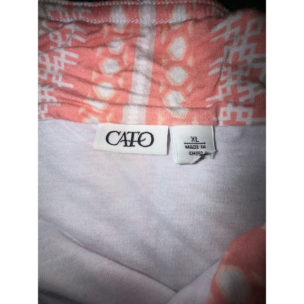 Cato Graphic Maxi Skirt Sz XL Beach Summer Festival Pool Party Lined Comfortable - Picture 5 of 9